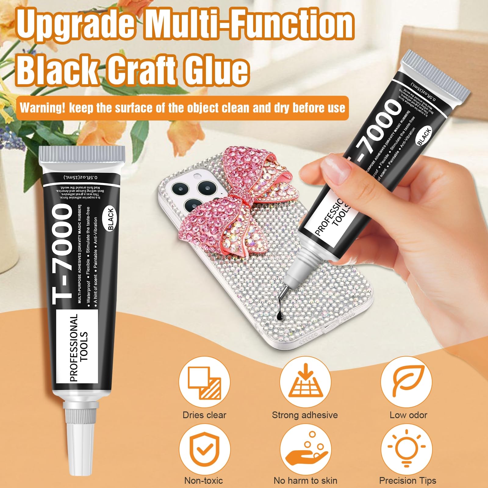 T7000 Schwarz Kleber Reparatur – Contact Cement Glue Bewertung und Preis